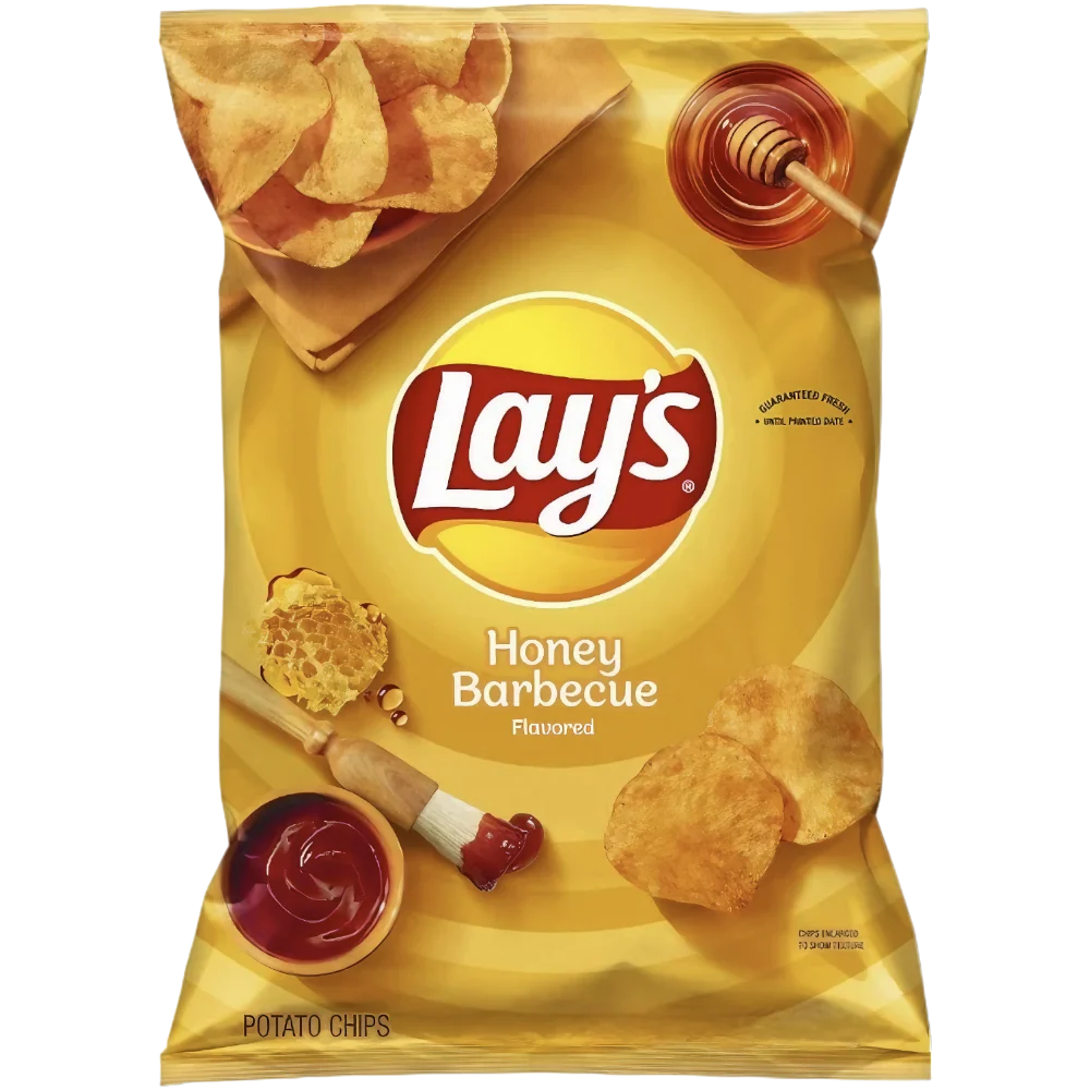 Lay's Honey Barbecue Flavoured Potato Crisps Share Bag - 6.5oz (184.2g)