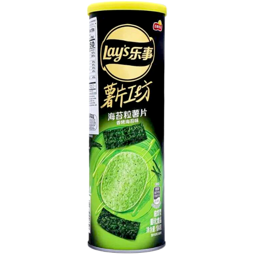 Lay's Stax Roasted Seaweed Flavour - 3.17oz (90g)