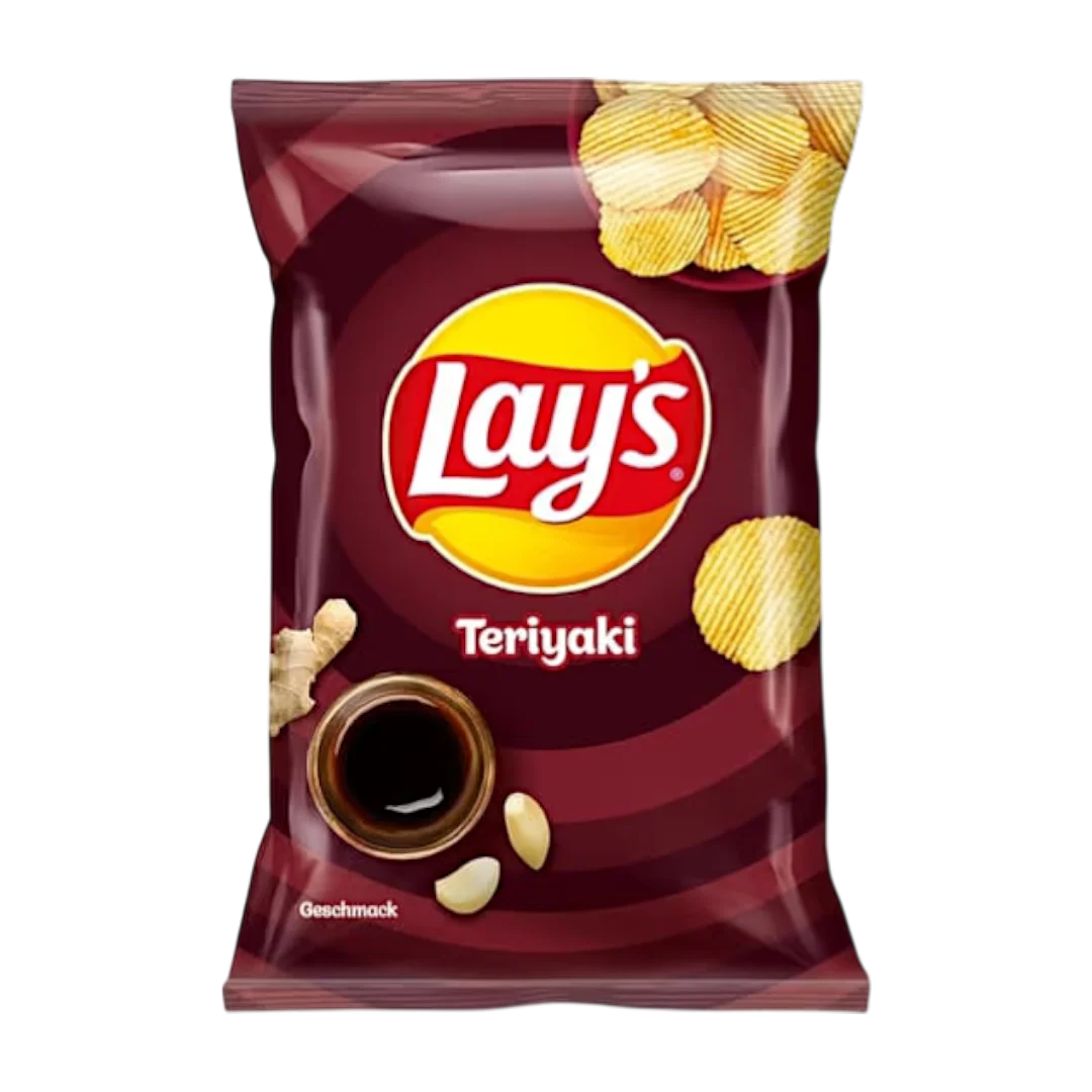 Lay's Teriyaki Flavoured Potato Crisps - 5.29oz (150g)