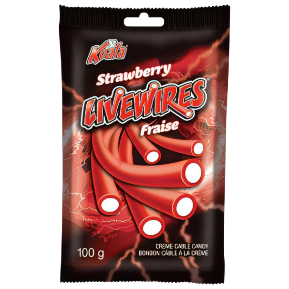Koala Livewires Cream Cables Strawberry (Canada) - 3.5oz (100g)