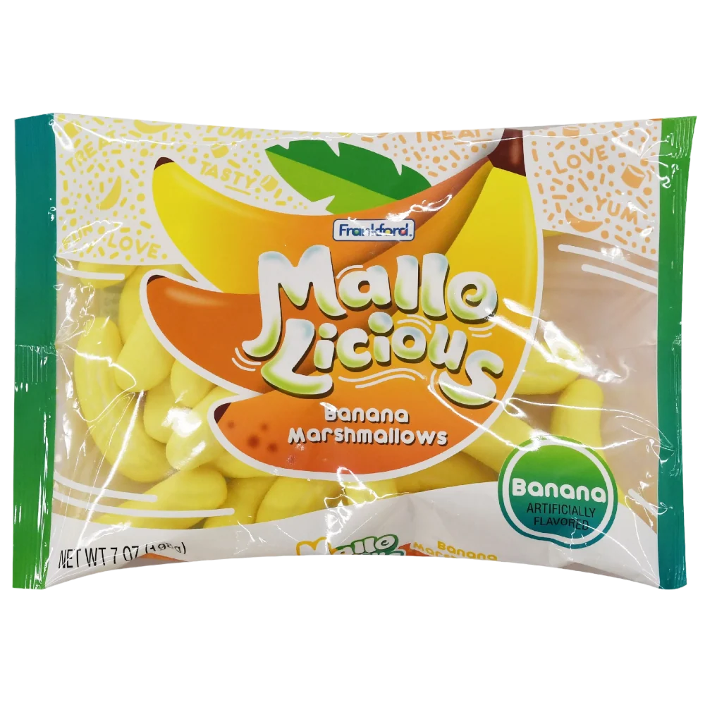 Mallolicious Banana Marshmallows - 7oz (198g)