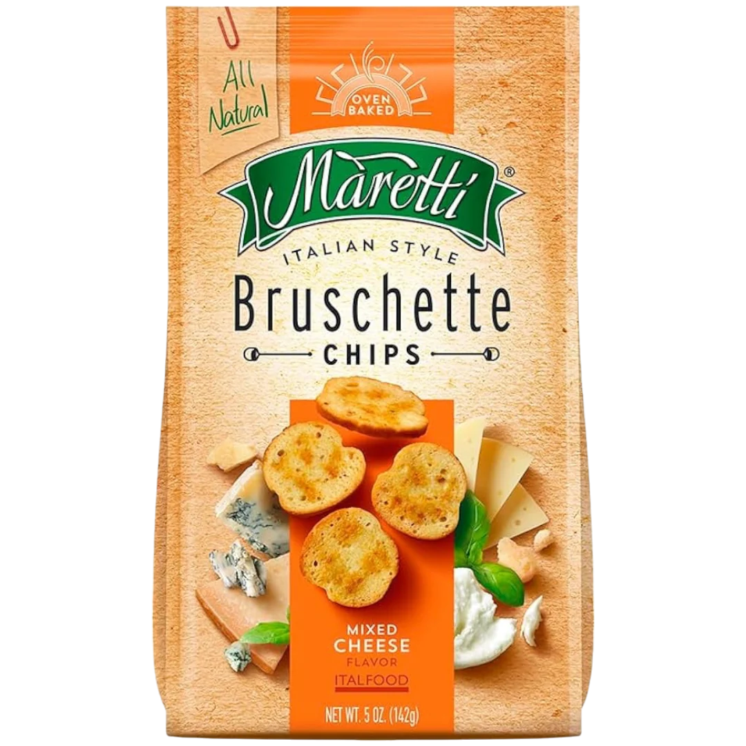 Maretti Oven Baked Bruschette Bites Fine Cheese - 2.5oz (70g)