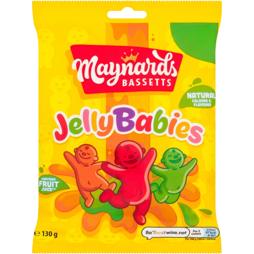 Maynards Bassetts Jelly Babies Share Bag - 4.5oz (130g)