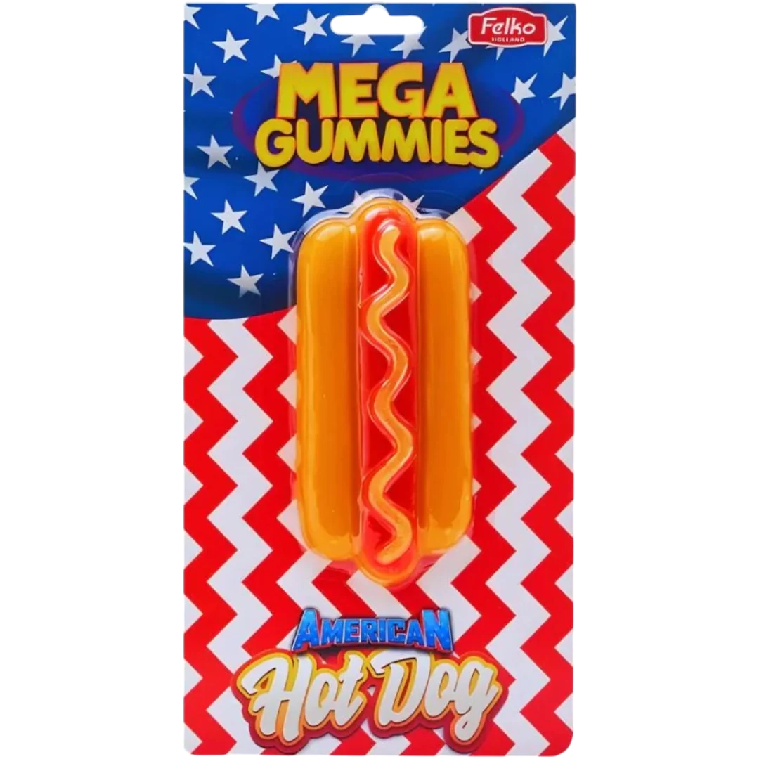 Mega Gummies Giant American Hot Dog - 4.23oz (120g)