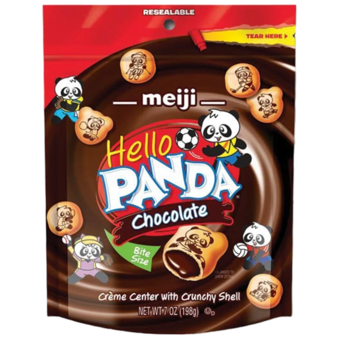 Meiji Hello Panda Chocolate Pouch - 7oz (198g)
