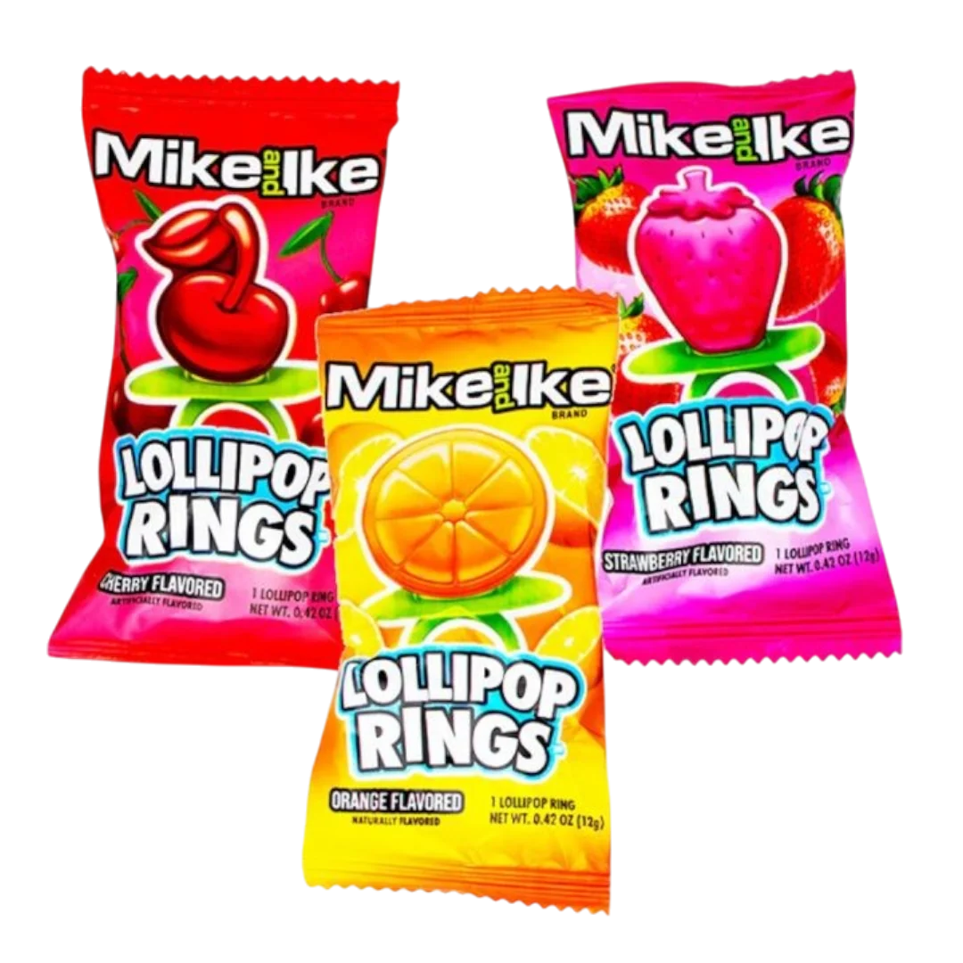 Mike & Ike Lollipop Ring - 0.4oz (12g)
