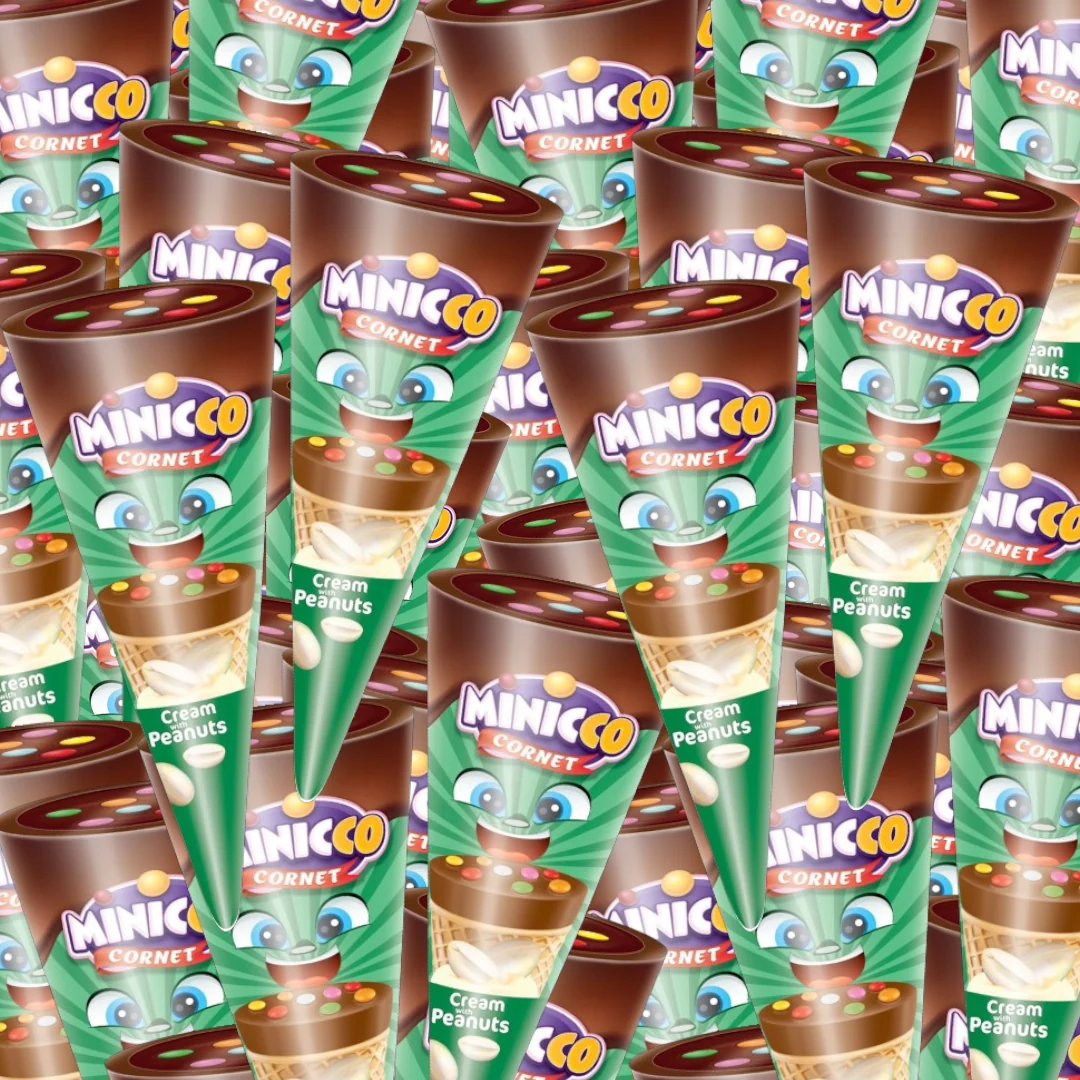 Mini Peanut Ice Cream Candy Cones - Image 2