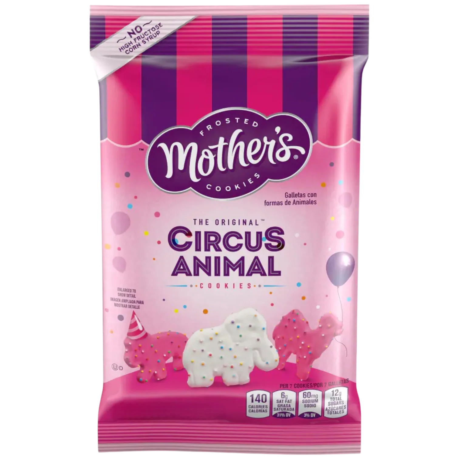 Mother's Circus Animal Frosted Cookies Snack Bag - 1oz (26g)