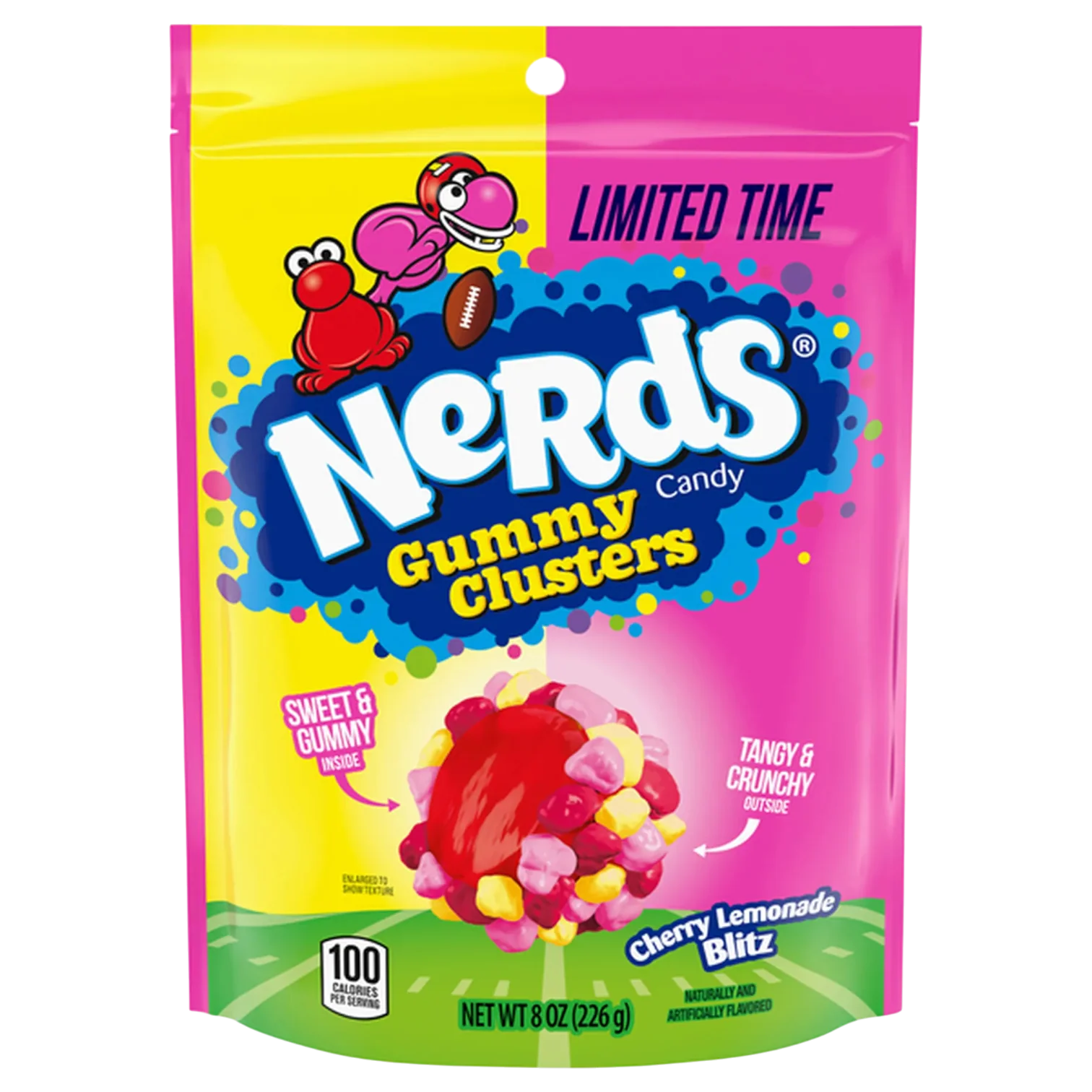 Nerds Gummy Clusters Cherry Lemonade Blitz Share Bag (Limited Edition) - 8oz (227g)