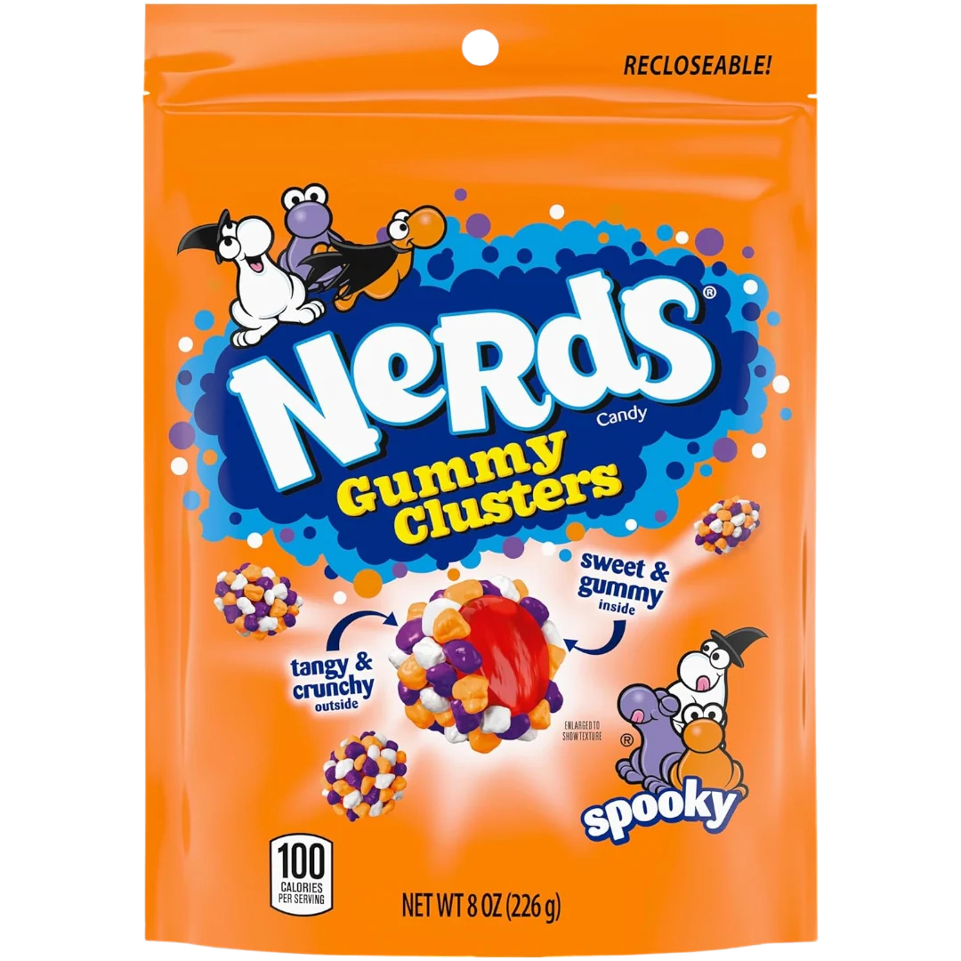Nerds Spooky Gummy Clusters Share Bag (Halloween Limited Edition) - 8oz (226g)