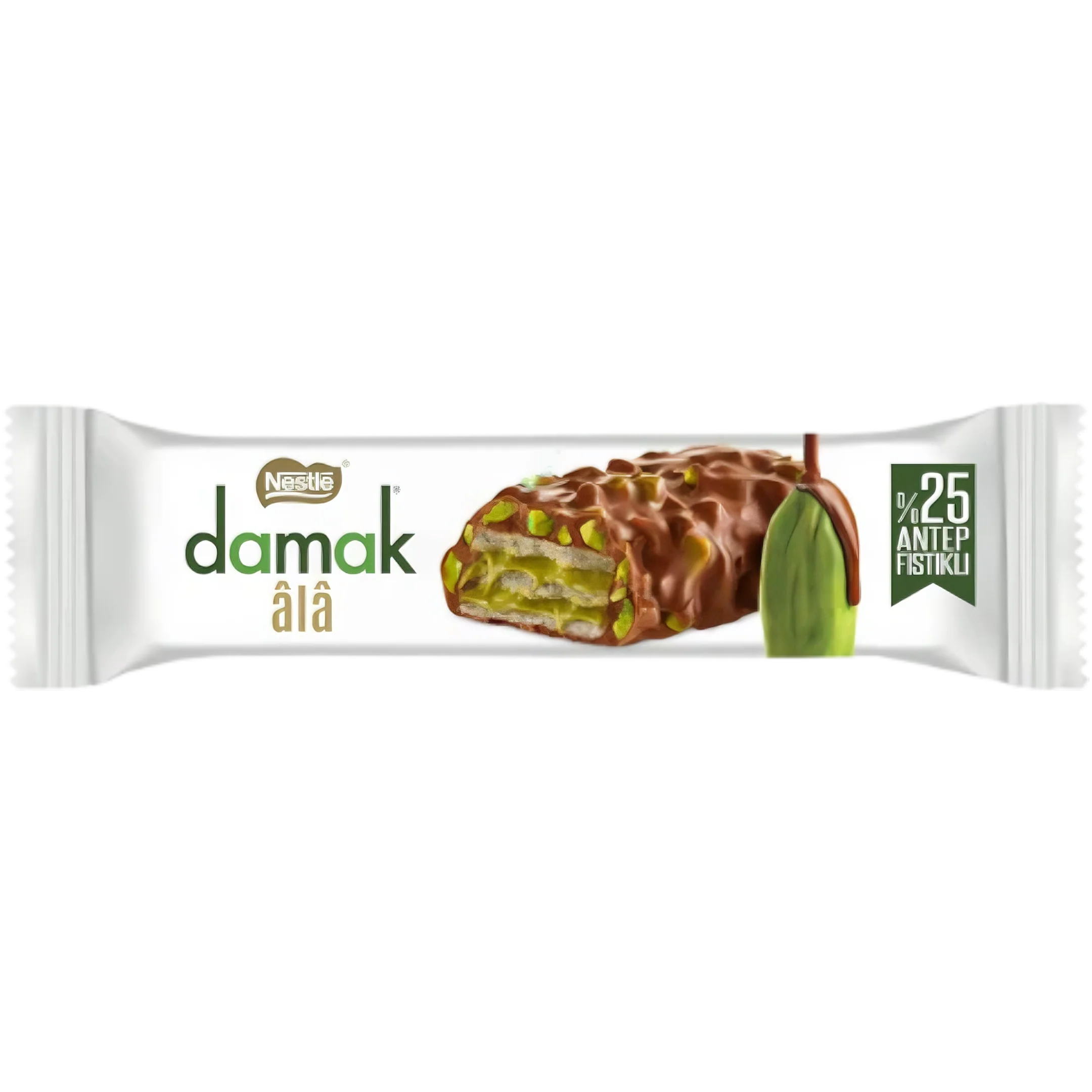 Nestle Damak Chocolate & Pistachio Wafer Bar (Turkish) - 1.06oz (30g)