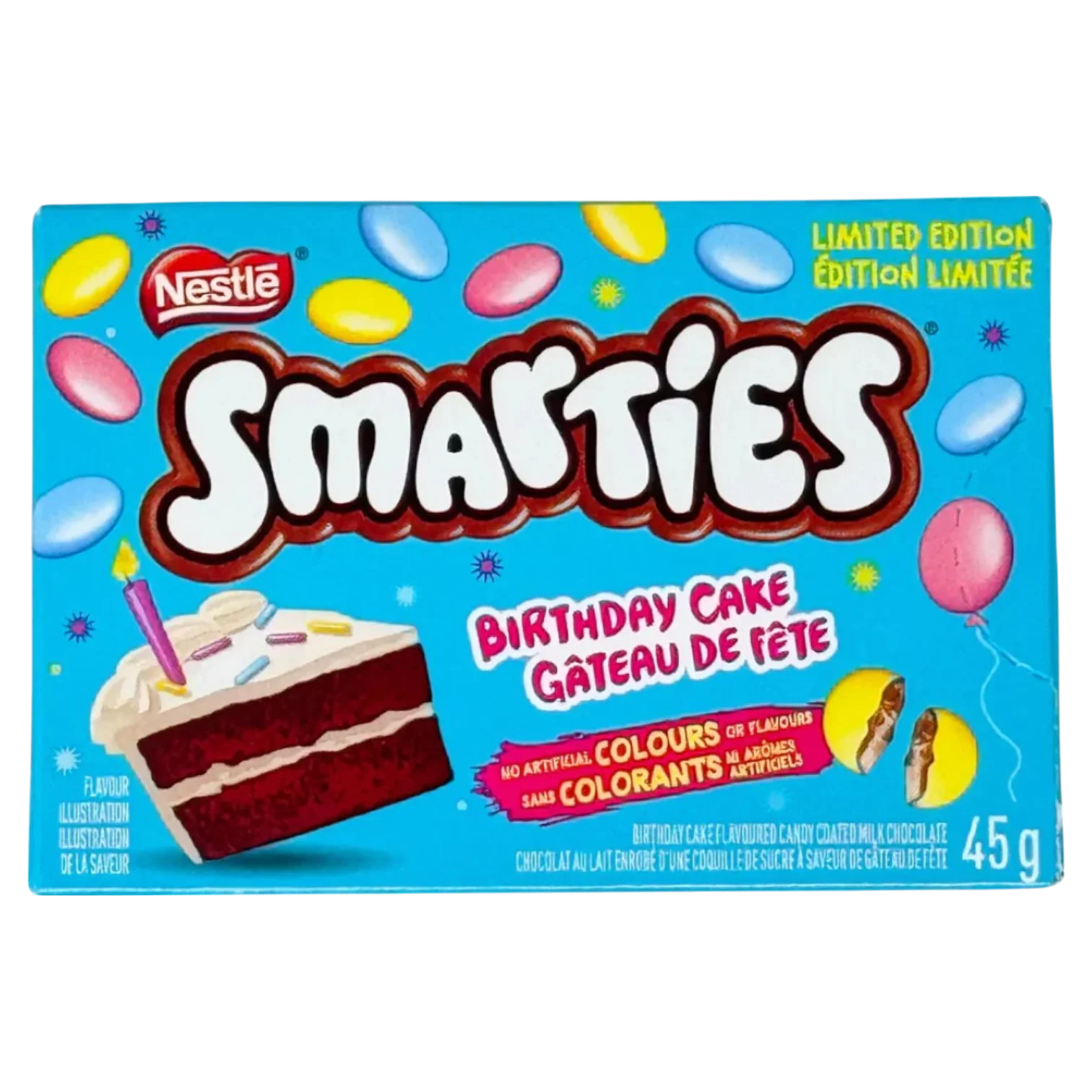 Nestle Smarties Birthday Cake Flavour (Canada) - 1.58oz (45g)