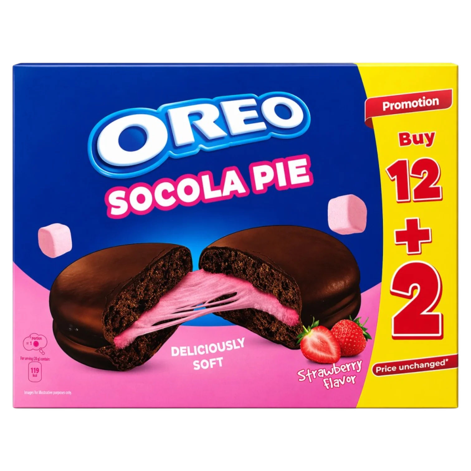Oreo Socola Pie Strawberry - 13.83oz (392g)
