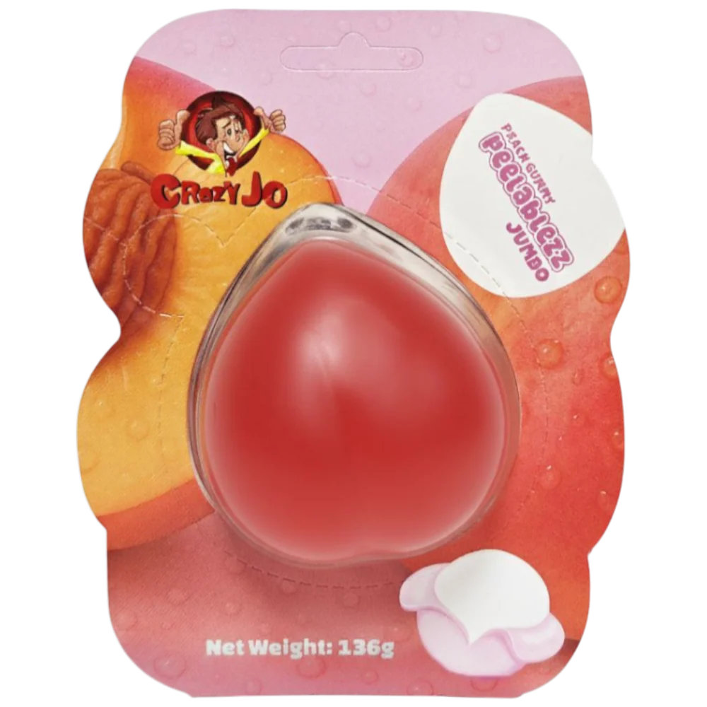 Peelablezz Giant Peelable Gummy Peach - 4.8oz (136g)