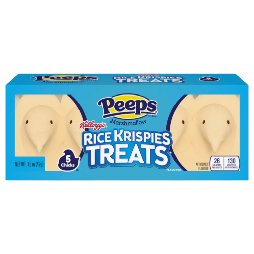 Peeps Rice Krispies Chicks 5 Pack - 1.5oz (42g)