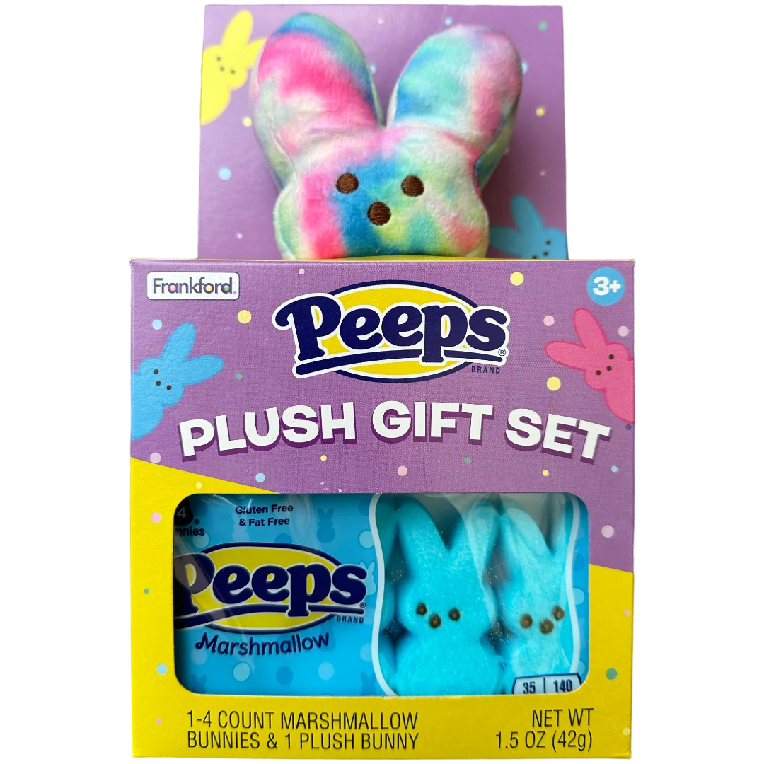 Peeps Tie Dye Plush Bunny House (Easter Limited Edition) - 1.5oz (42g) - Image 2