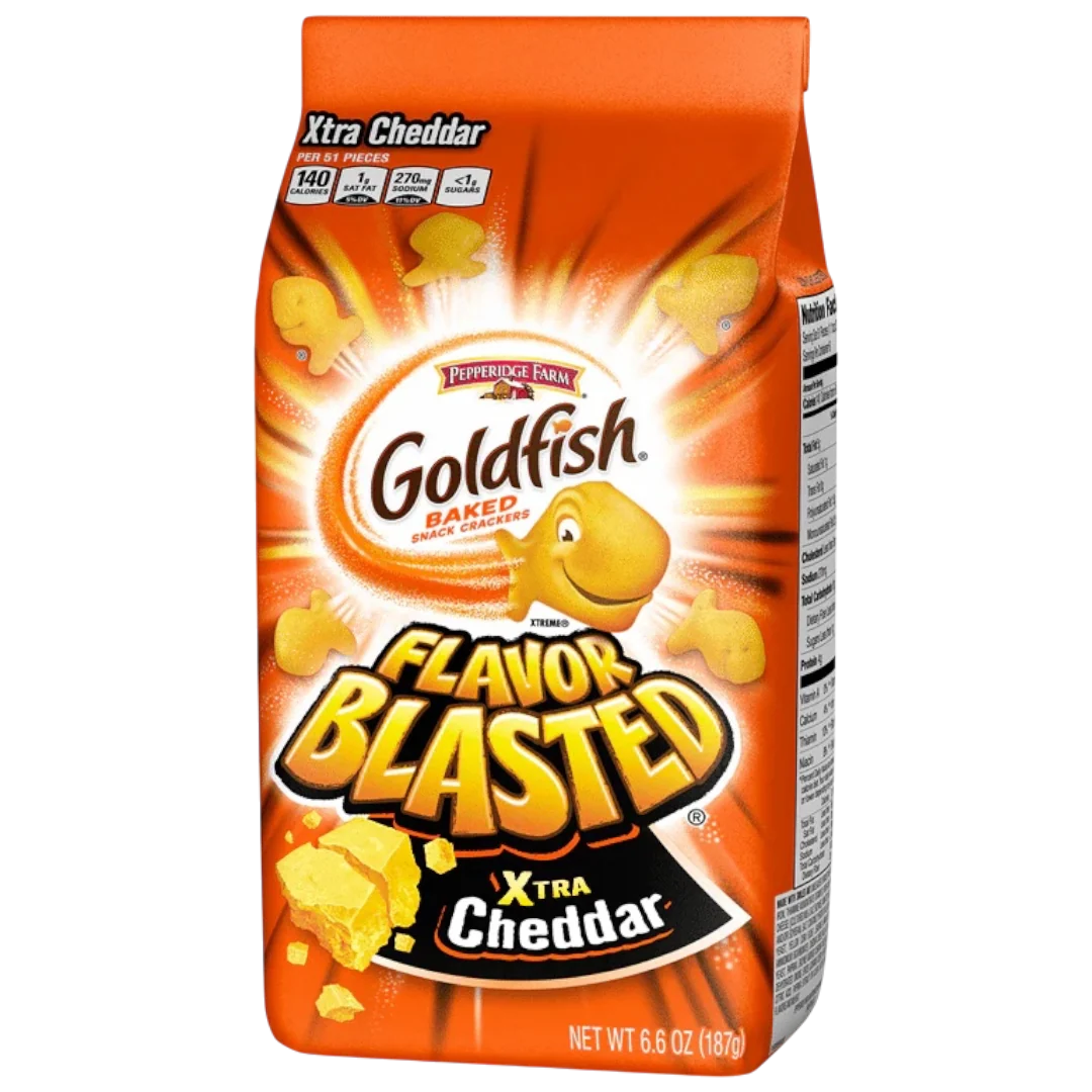 Pepperidge Farm Goldfish Flavour Blasted Xtra Cheddar - 6.6oz (187g)