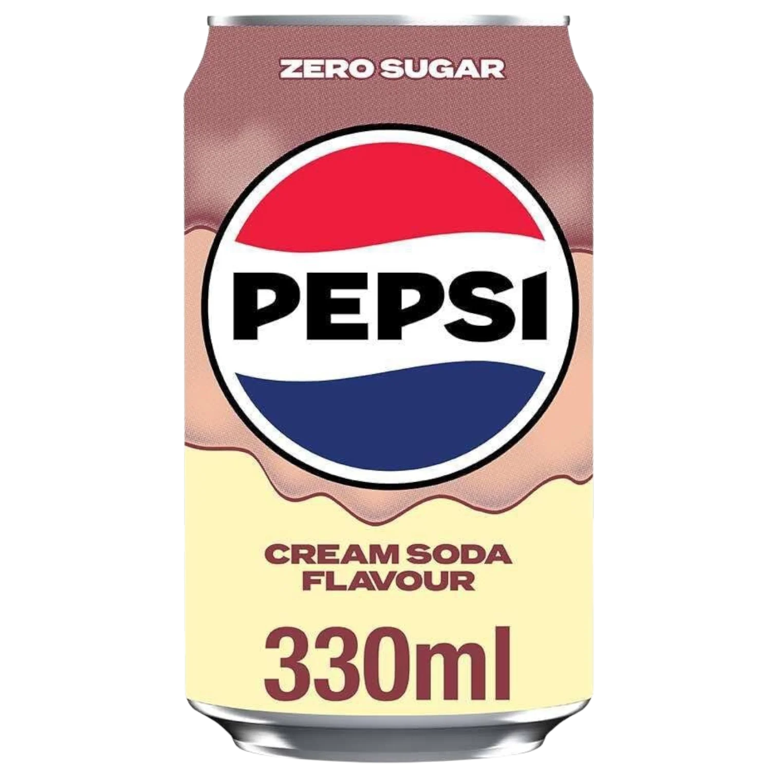 Pepsi Cream Soda Zero Sugar (European) - 11.2fl.oz (330ml)