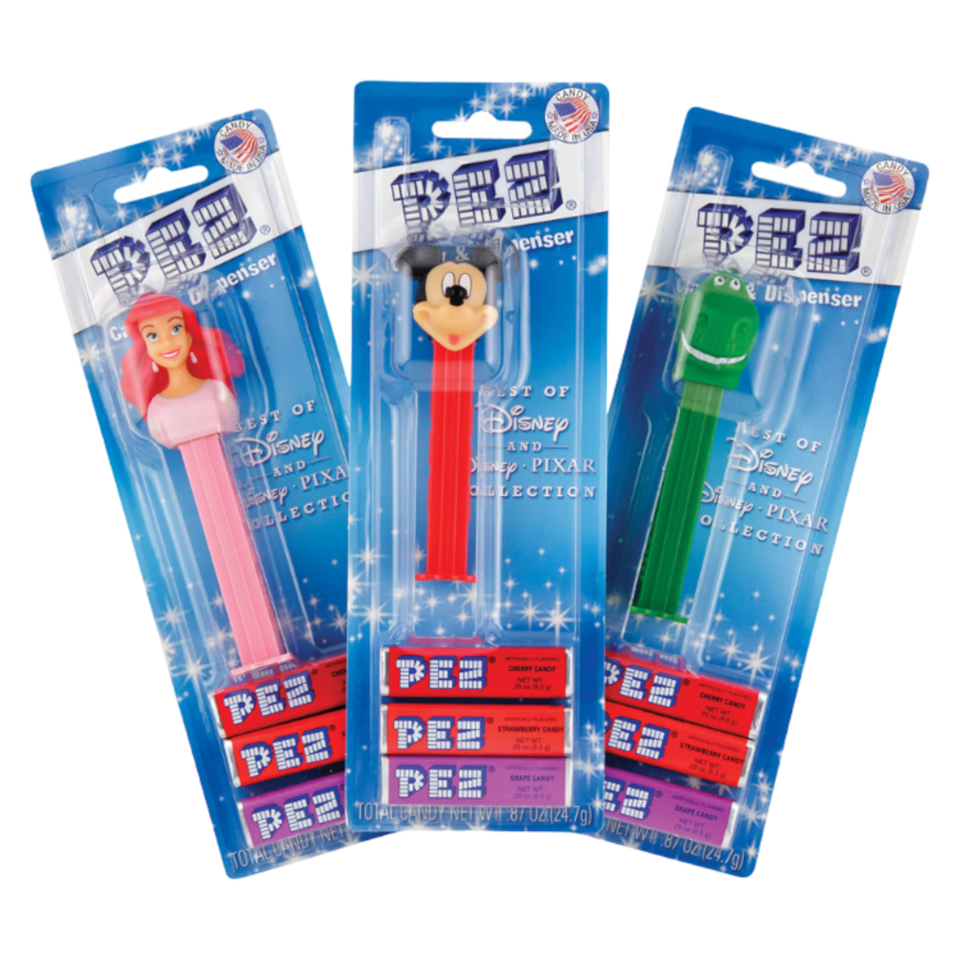 PEZ Best of Disney Pixar Blister Pack - 0.87oz (24.7g)