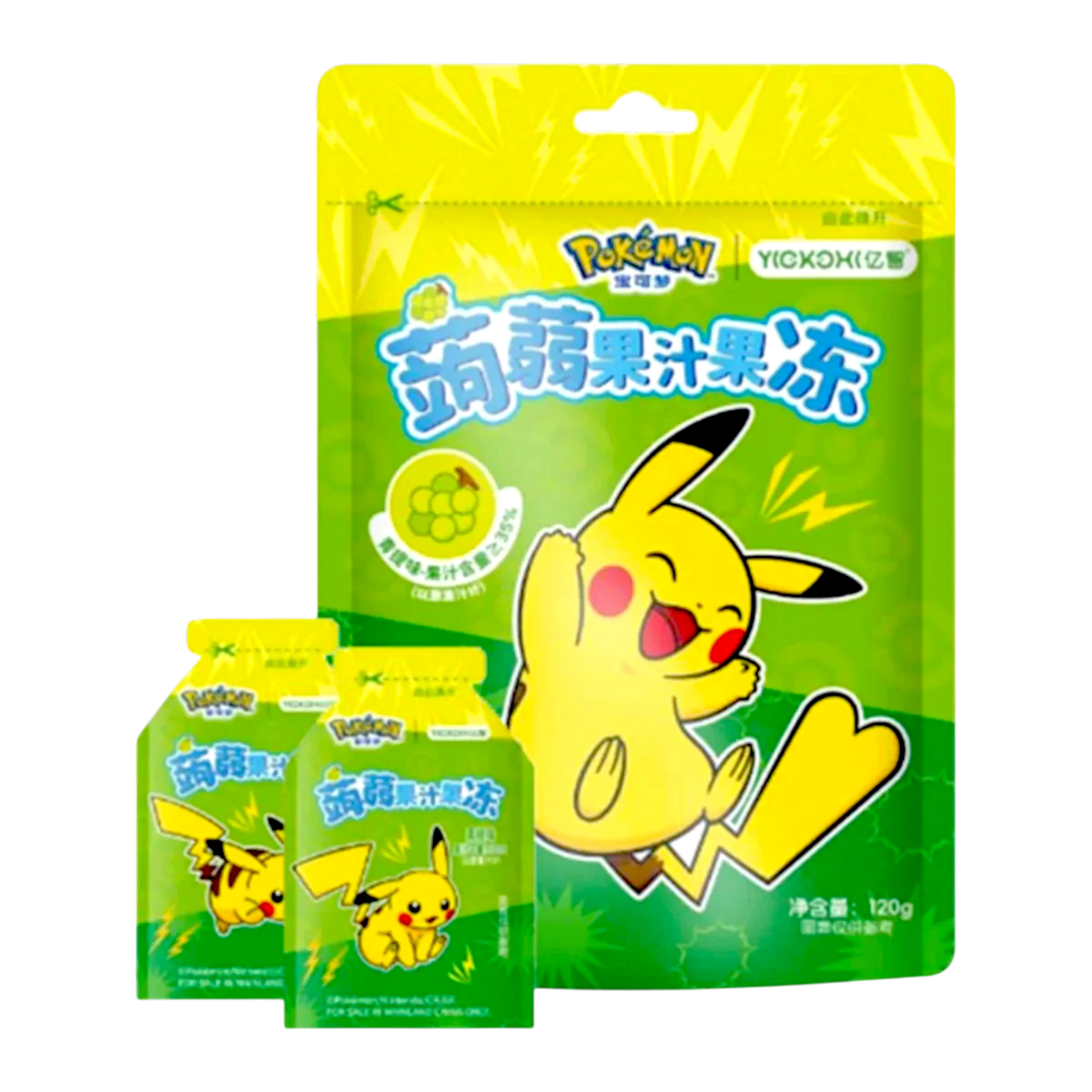 Pokemon Jelly Candy Green Grape - 4.25oz (120g)