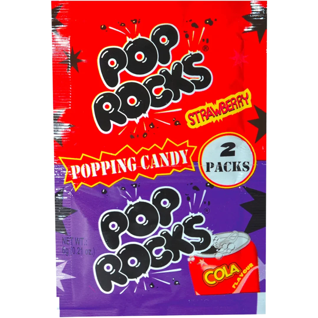 Pop Rocks Strawberry & Cola Combo Pack - 0.21oz (6g)