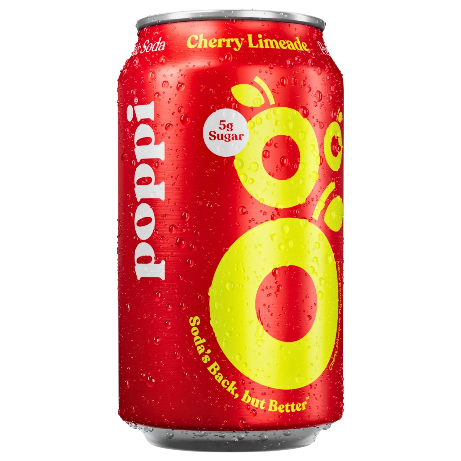 Poppi Cherry Limeade Prebiotic Soda - 12fl.oz (355ml)