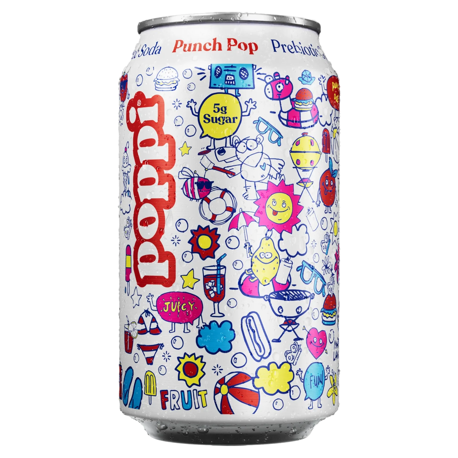 Poppi Punch Pop Prebiotic Soda - 12fl.oz (355ml)