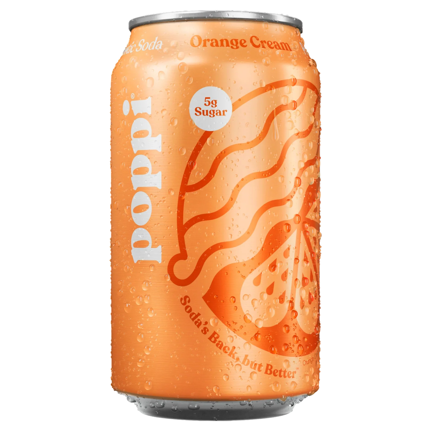 Poppi Orange Cream Prebiotic Soda - 12fl.oz (355ml)