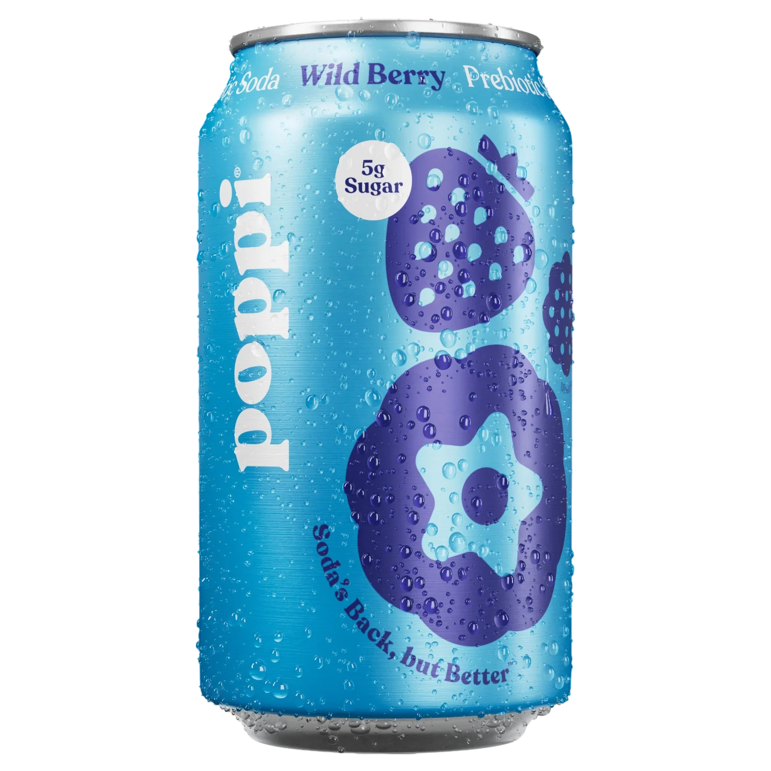 Poppi Wild Berry Prebiotic Soda - 12fl.oz (355ml)
