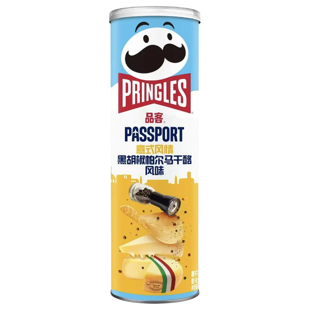 Pringles Black Pepper Parmesan Cheese - 3.88oz (110g)