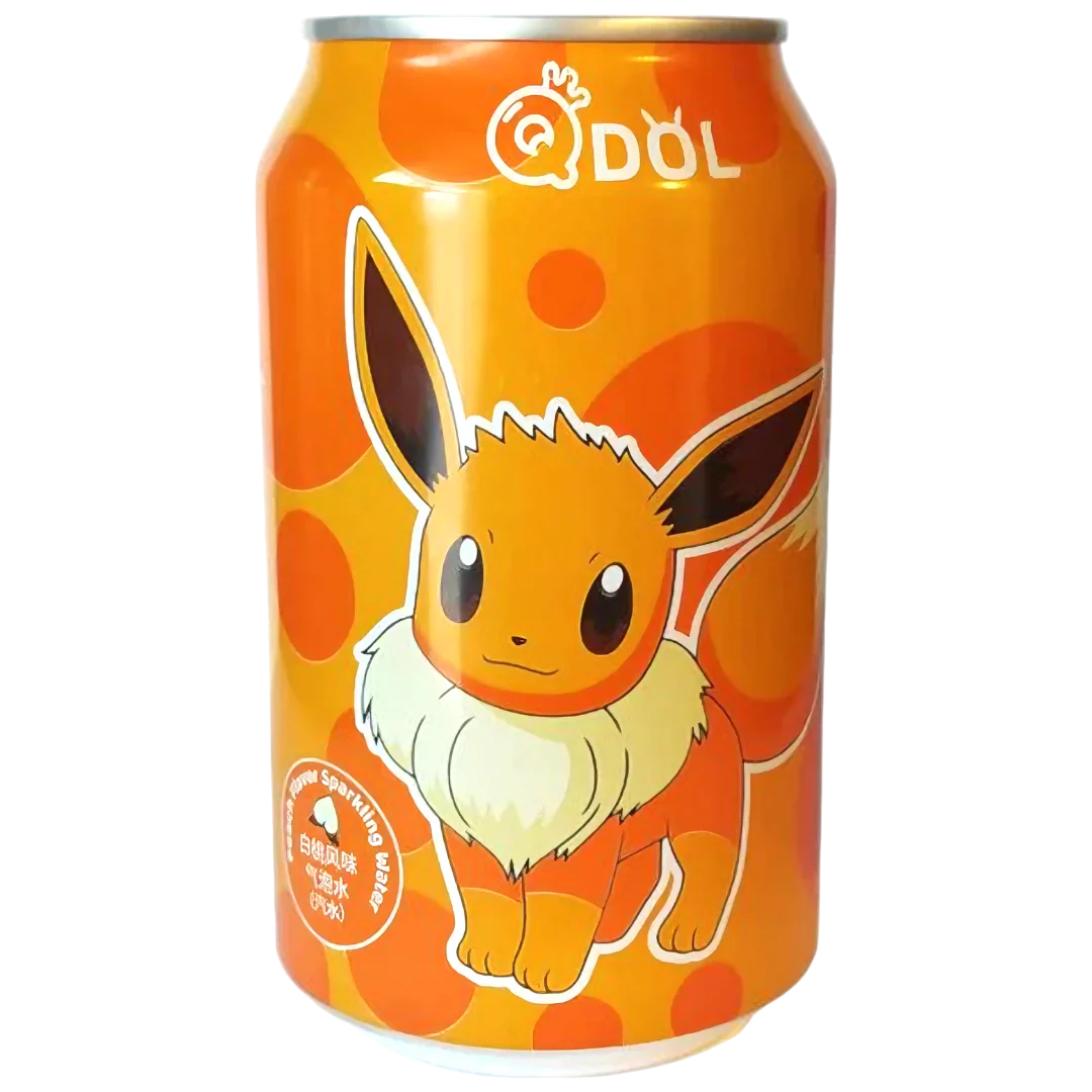 QDOL Pokemon Peach Flavour Sparkling Water - 11.1fl.oz (330ml)