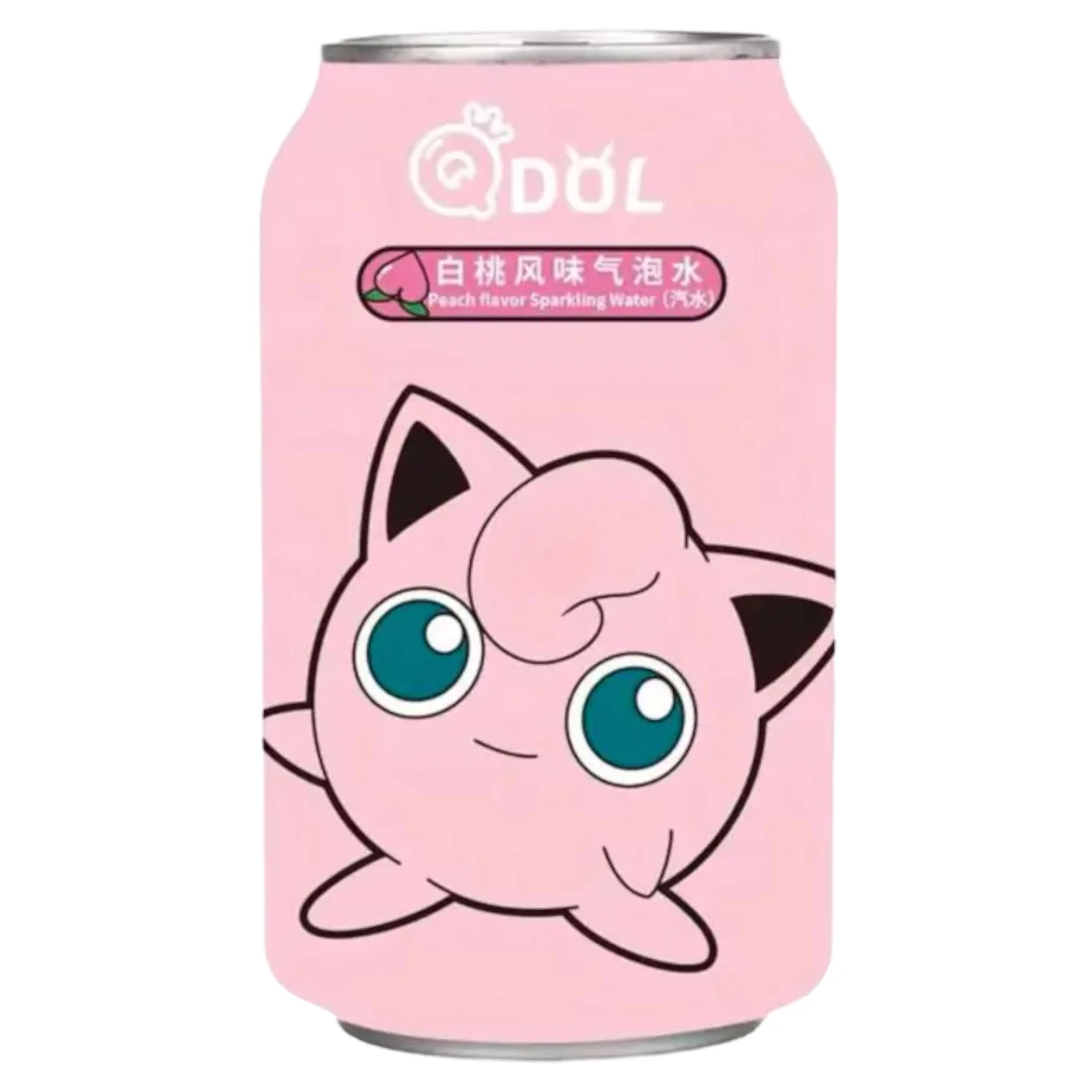 QDOL Pokemon Peach Flavour Sparkling Water - 11.1fl.oz (330ml) - Image 2