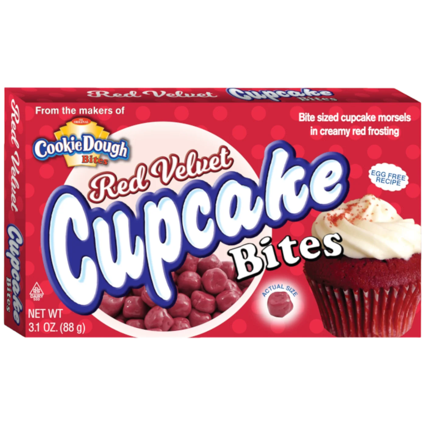 Red Velvet Cupcake Bites Theatre Box - 3.1oz (88g)