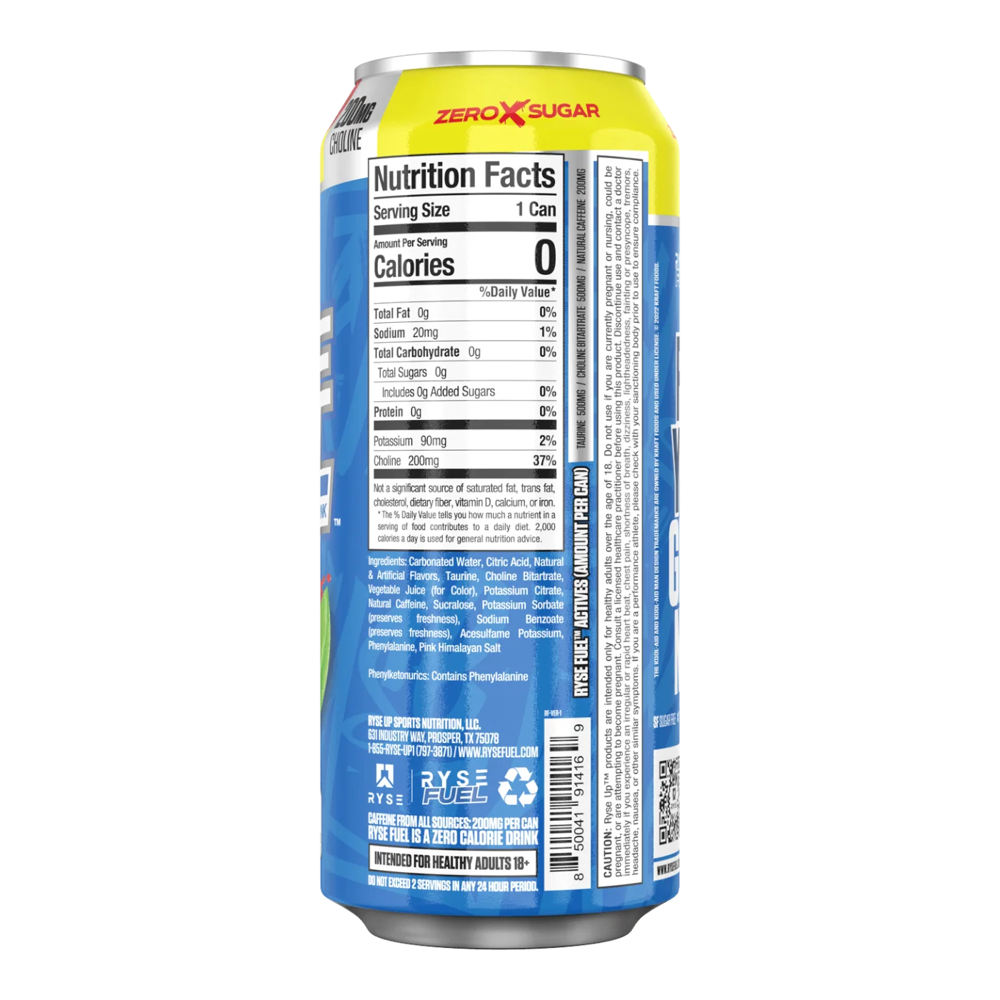 RYSE FUEL Kool-Aid Tropical Punch Flavour Energy Drink - 16fl.oz (473ml) - Image 2