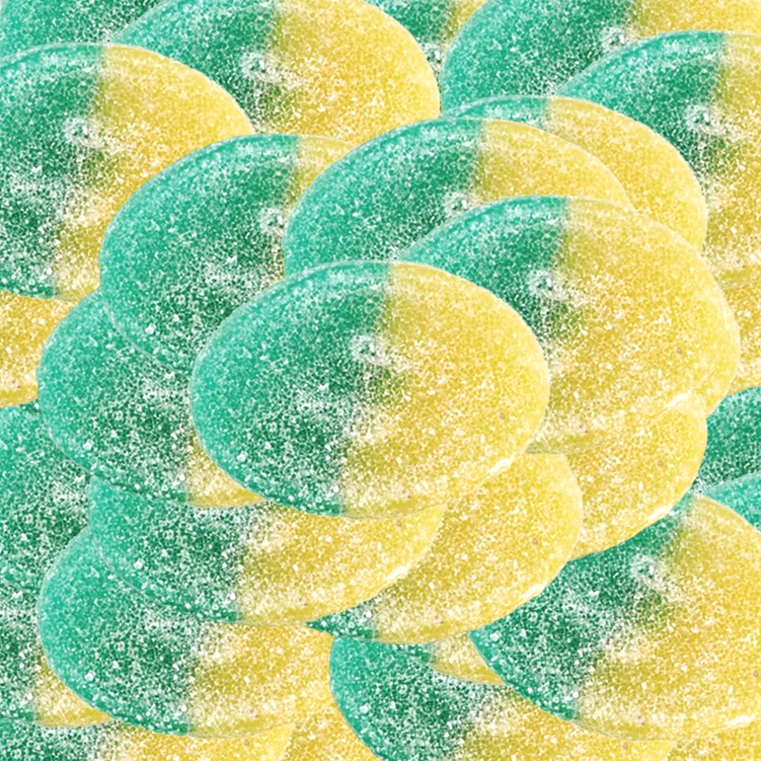 S-Märke Blåbär/Melon (Sour Blueberry & Melon Ovals)