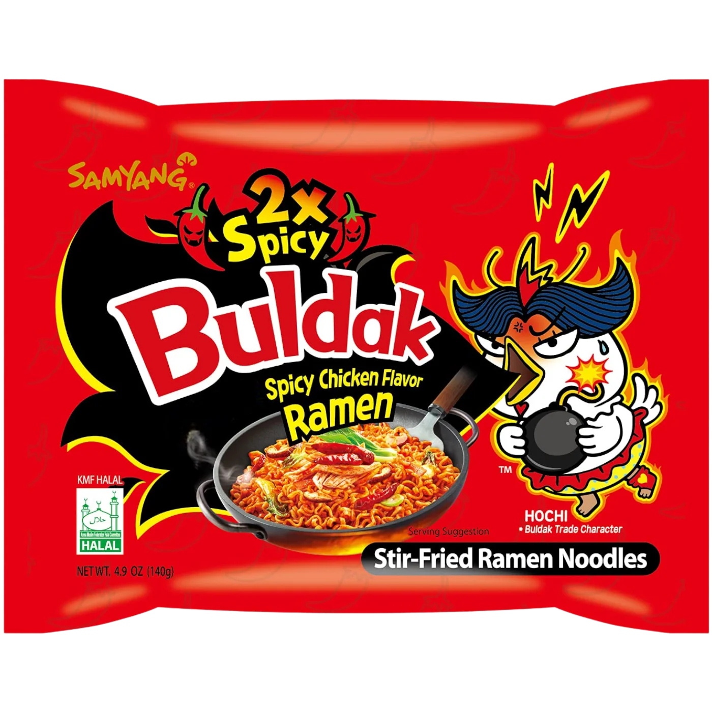 Samyang Buldak 2x Spicy Hot Chicken Flavour Ramen - 4.9oz (140g)