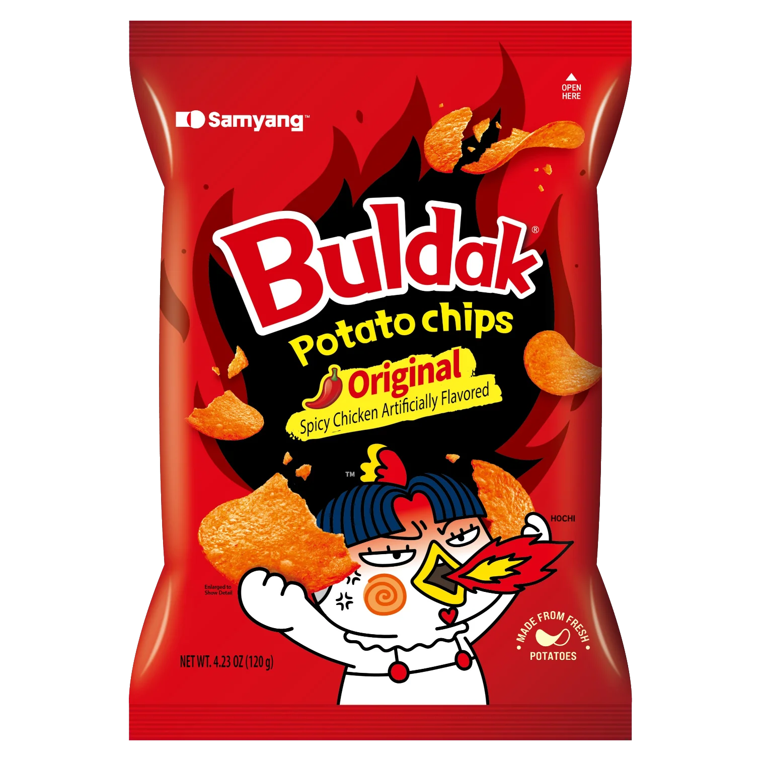 Samyang Buldak Original Potato Crisps - 1.94oz (55g)