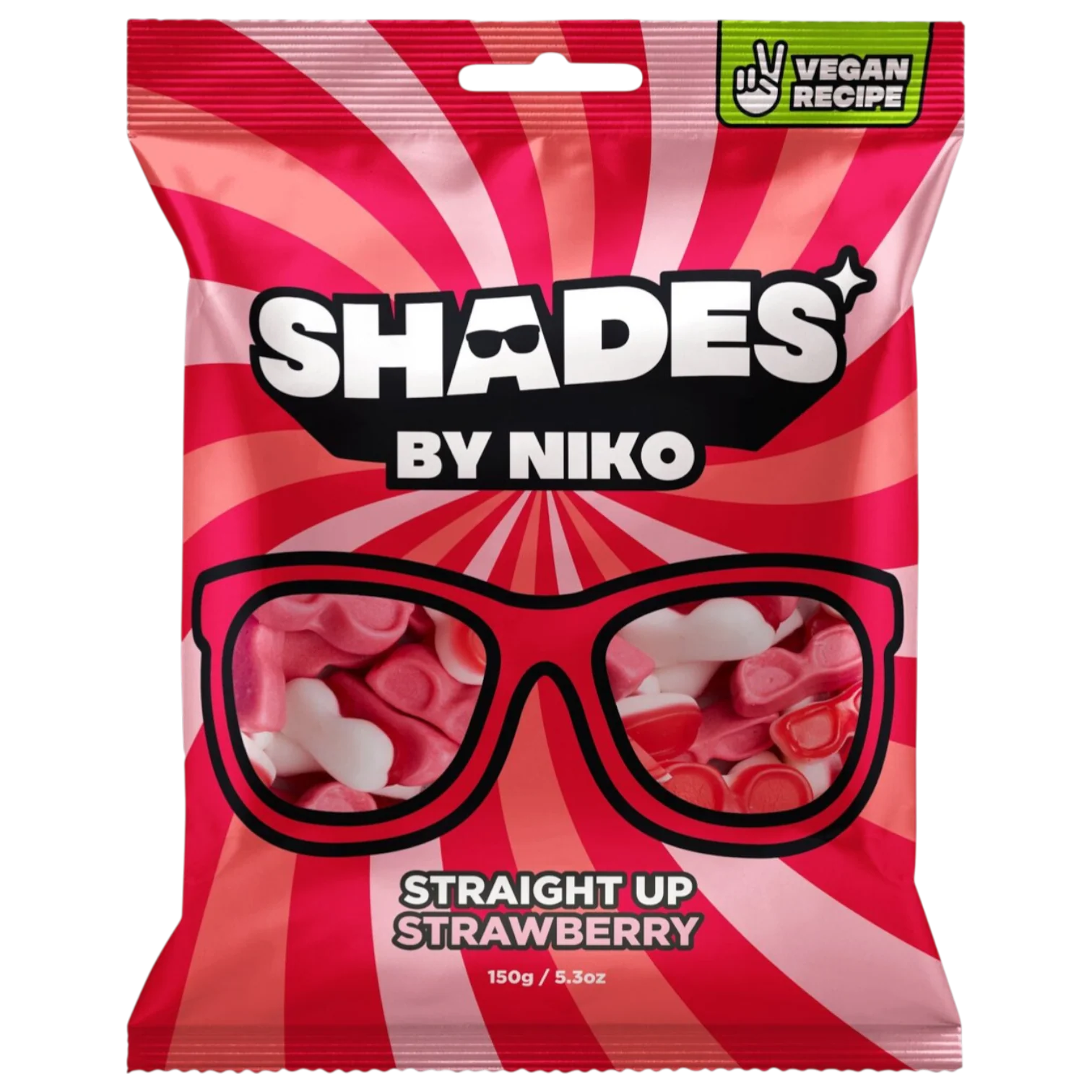 Shades by Niko Straight Up Strawberry Peg Bag - 5.3oz (150g)