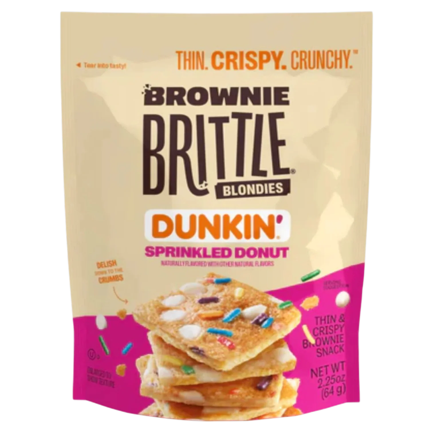 Sheila G's Dunkin' Sprinkled Donut Brownie Brittle Blondies - 2.26oz (64g)