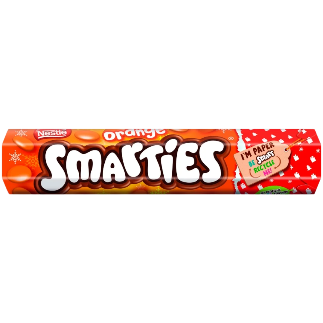Smarties Chocolate Orange Giant Tube - 4.23oz (120g)