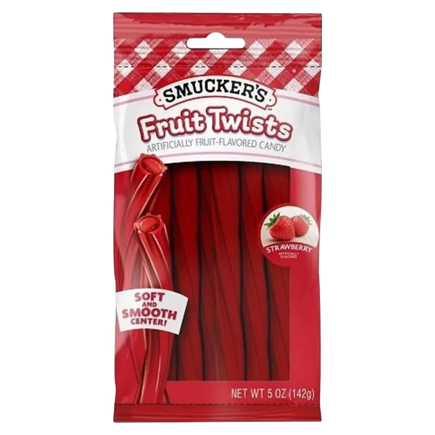 Smucker's Fruit Twists Strawberry Peg Bag - 5oz (142g)