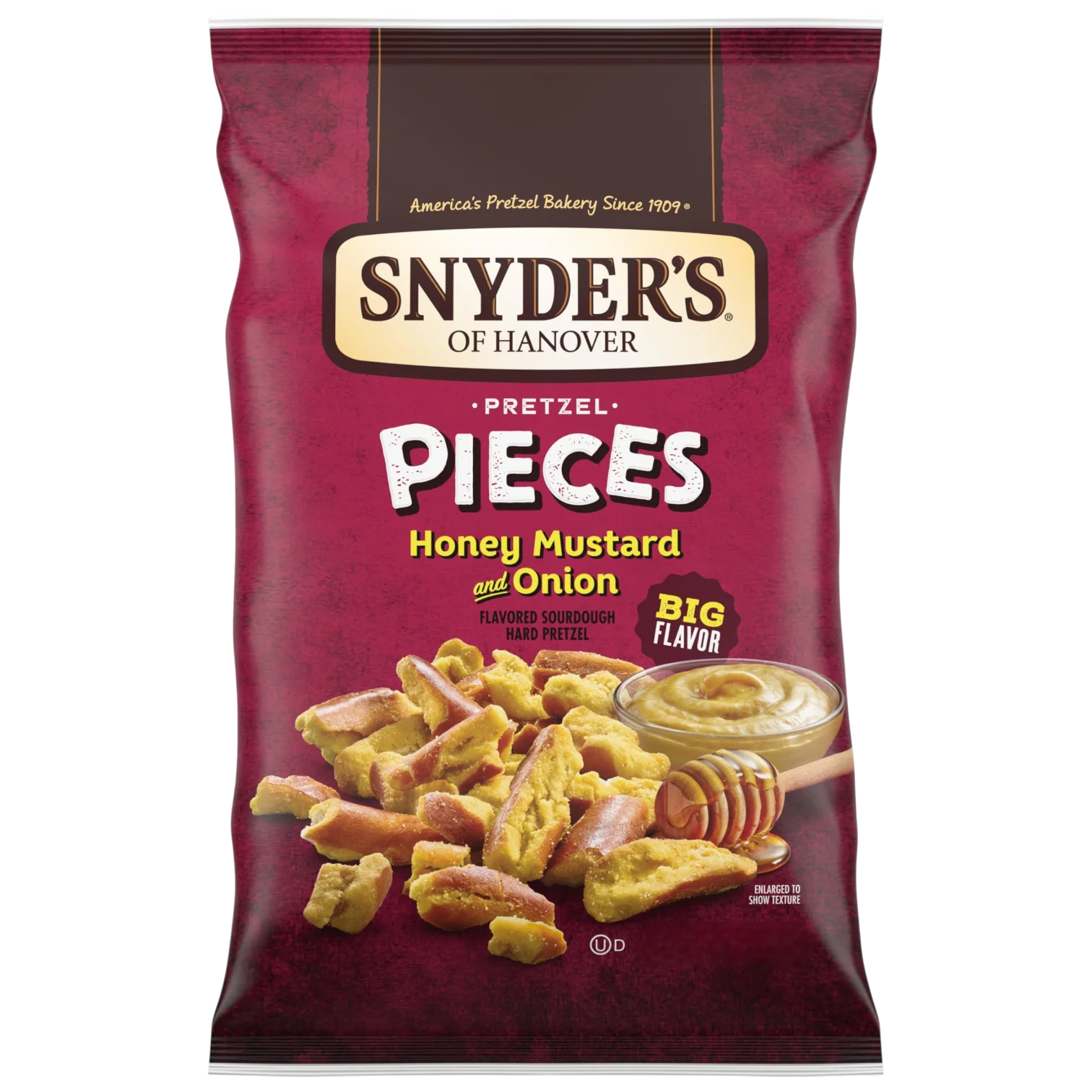 Snyder's Pretzel Pieces Honey Mustard & Onion Flavour - 3.9oz (110g)