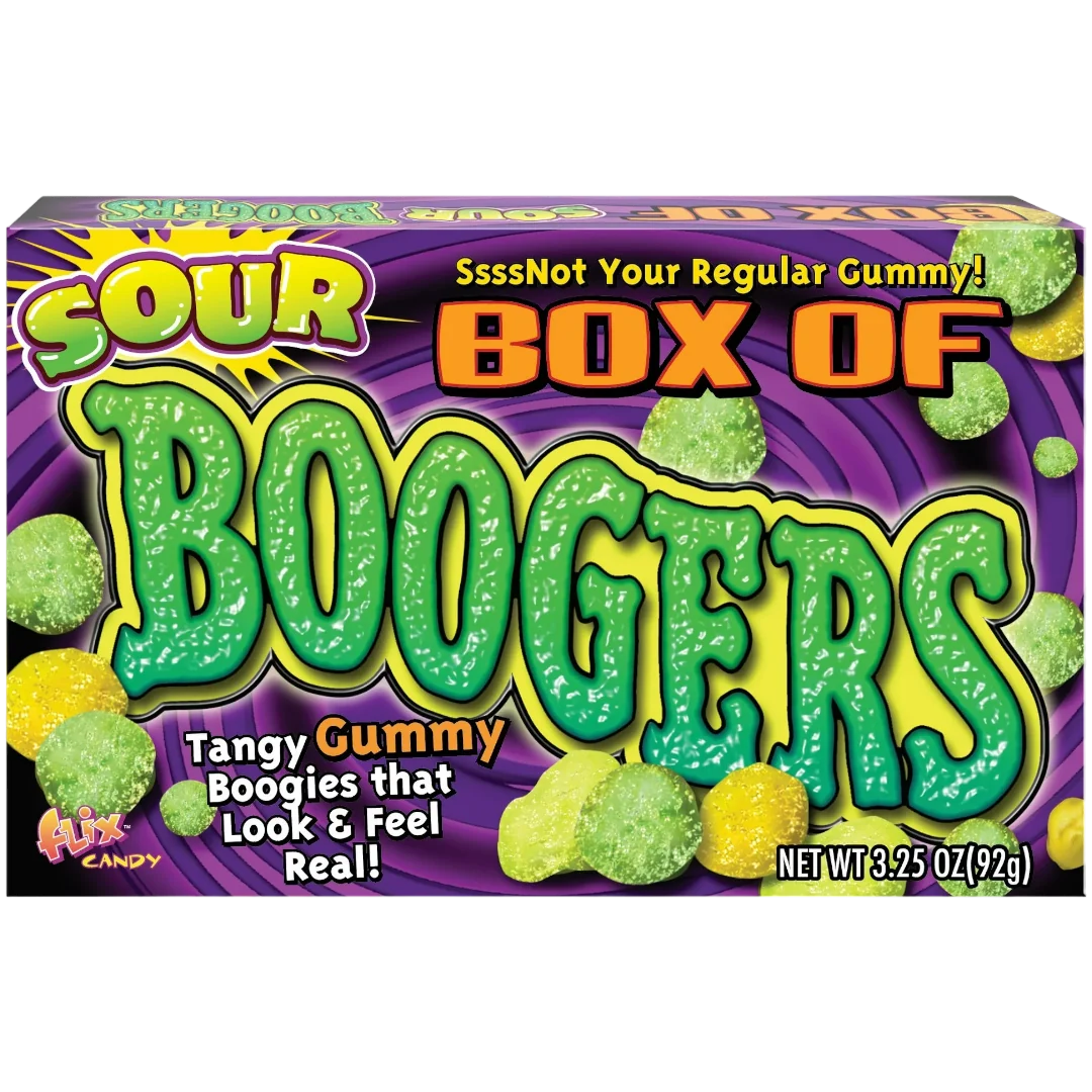 Sour Box of Boogers Theatre Box - 3.25oz (85g)