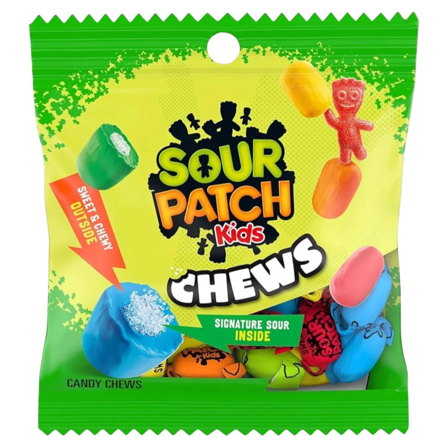 Sour Patch Kids Chews Peg Bag - 2.12oz (60g)