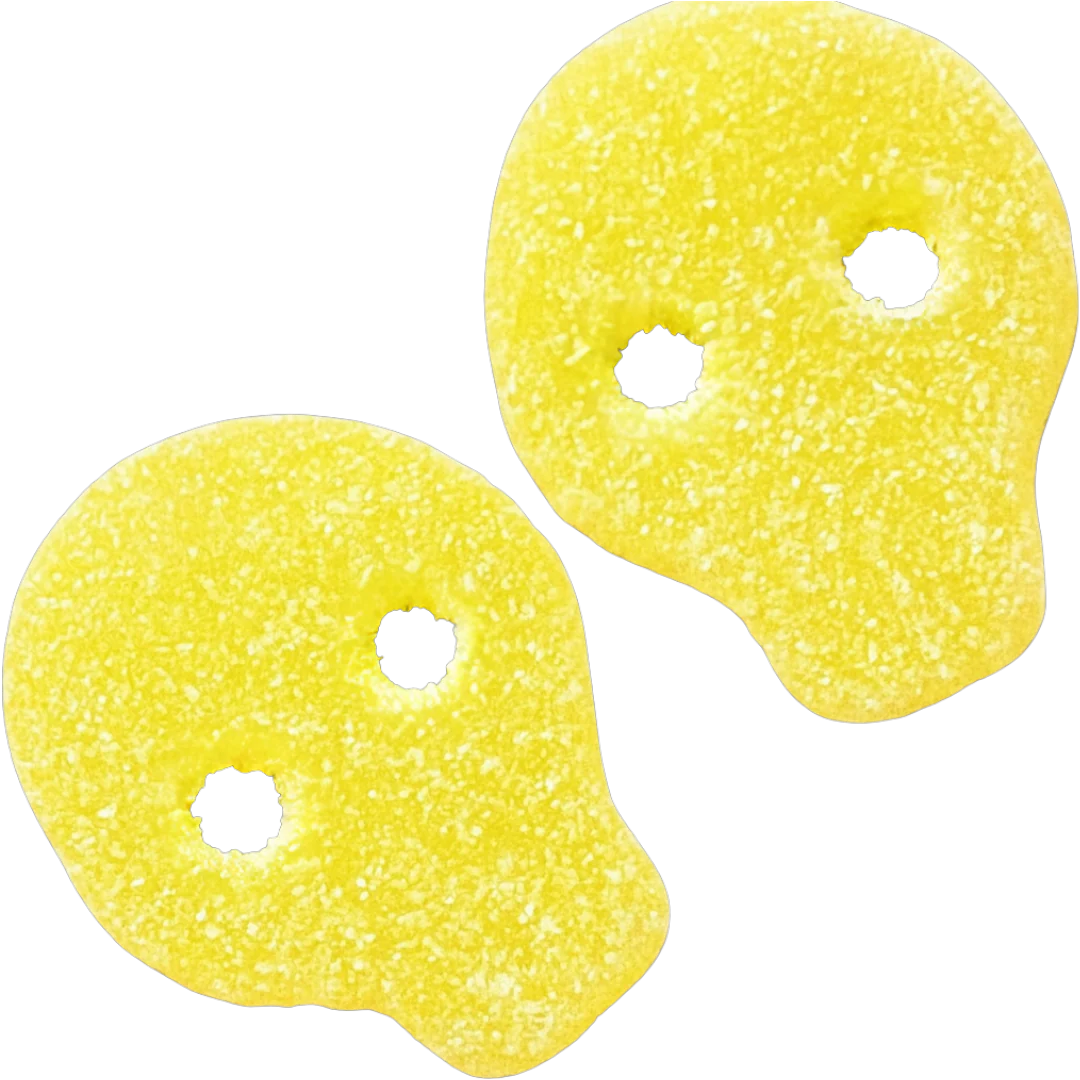 Sour Pineapple Skulls