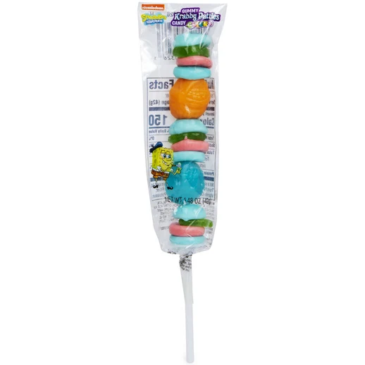 Spongebob Gummy Krabby Patties Colors Kabob (SINGLE) - 1.5oz (42g) - Image 2