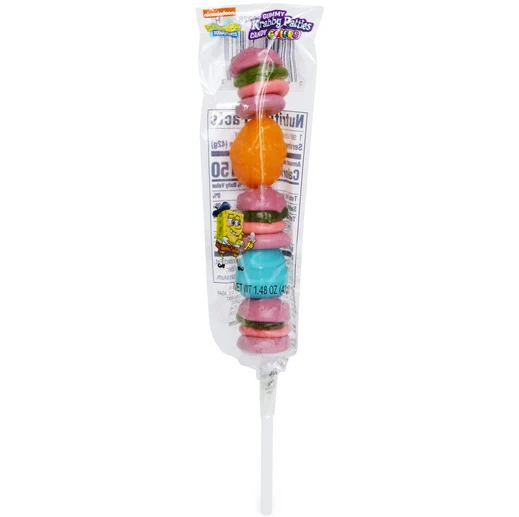 Spongebob Gummy Krabby Patties Colors Kabob (SINGLE) - 1.5oz (42g) - Image 3