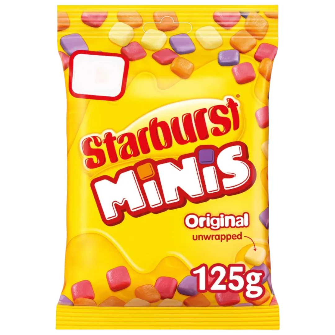 Starburst Minis Original Sweets Pouch Bag - 4.4oz (125g)
