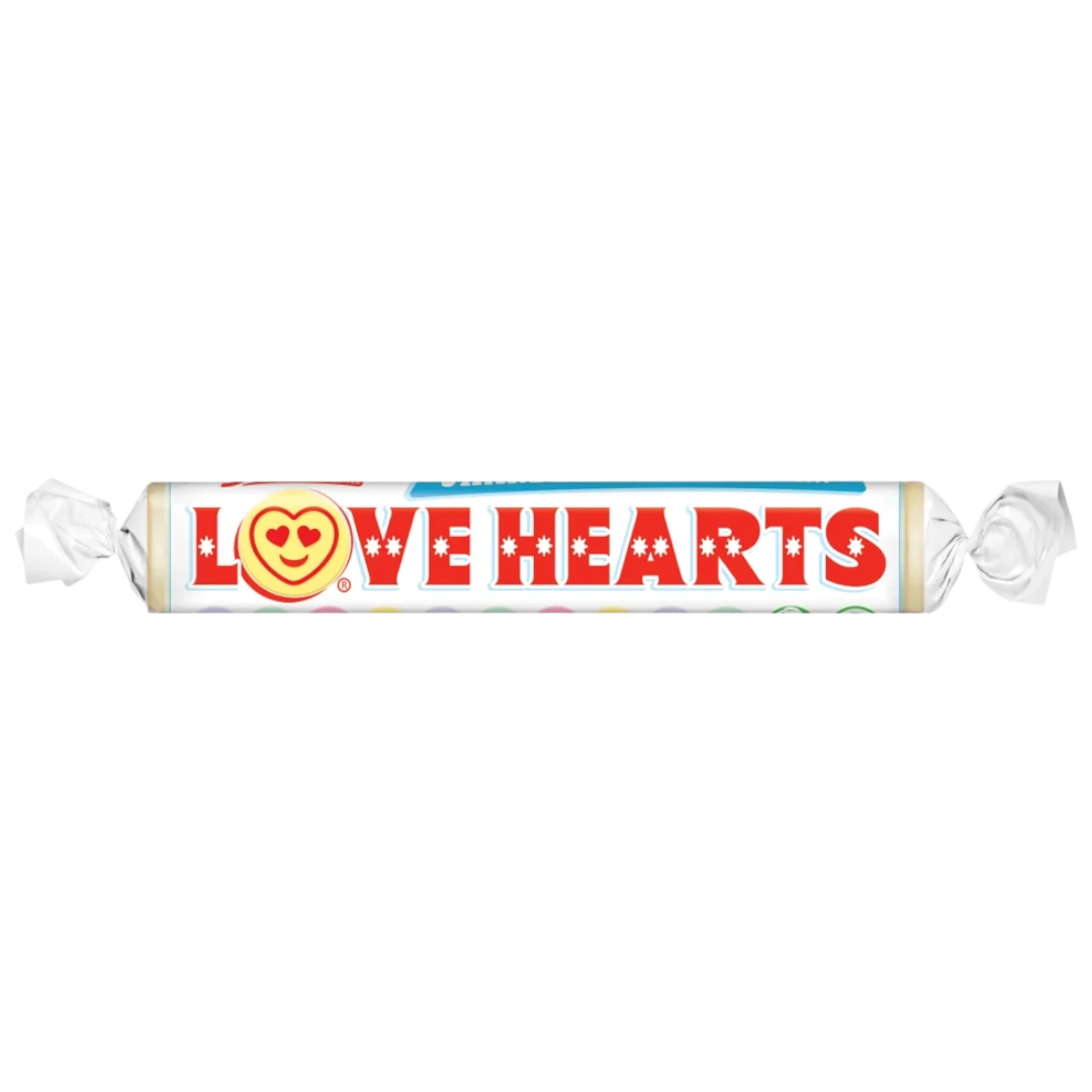 Swizzels Love Heart Rolls (SINGLE) - 1.37oz (39g) - Image 2