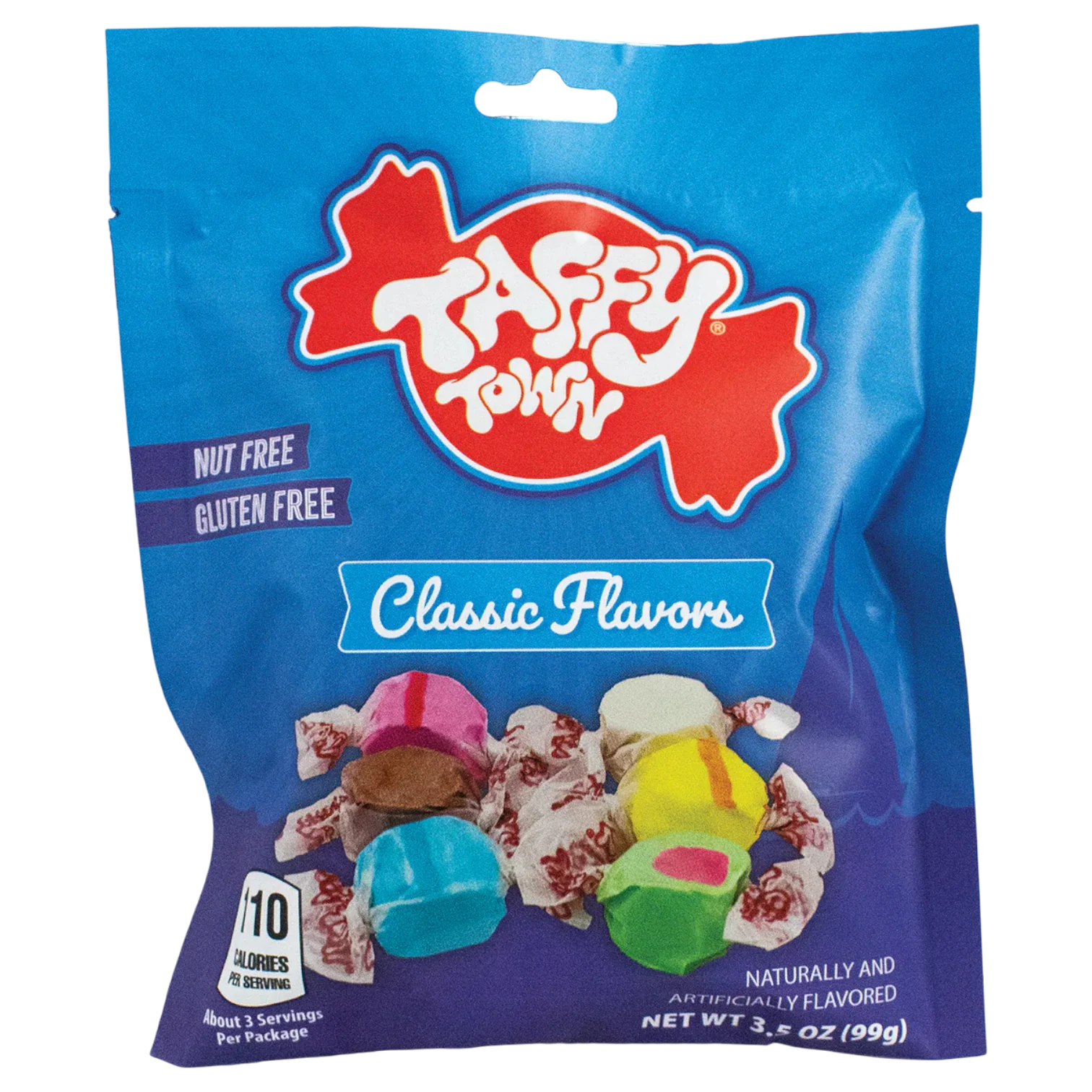 Taffy Town Assorted Classics Salt Water Taffy - 3.5oz (99g)